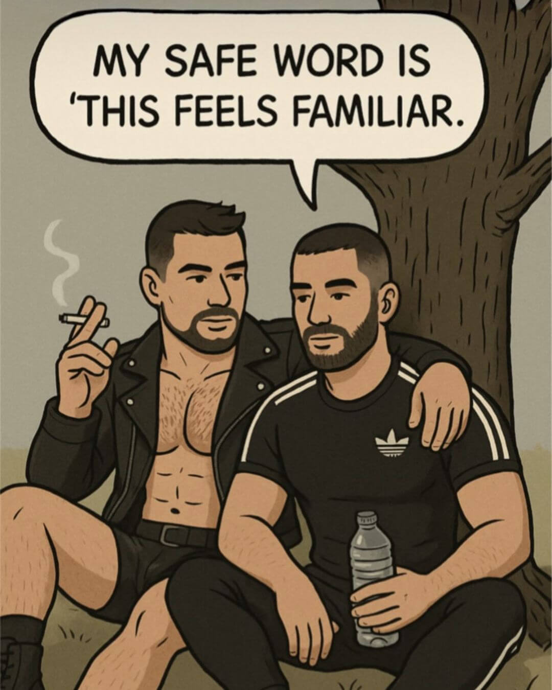 Analog notes next to laptop