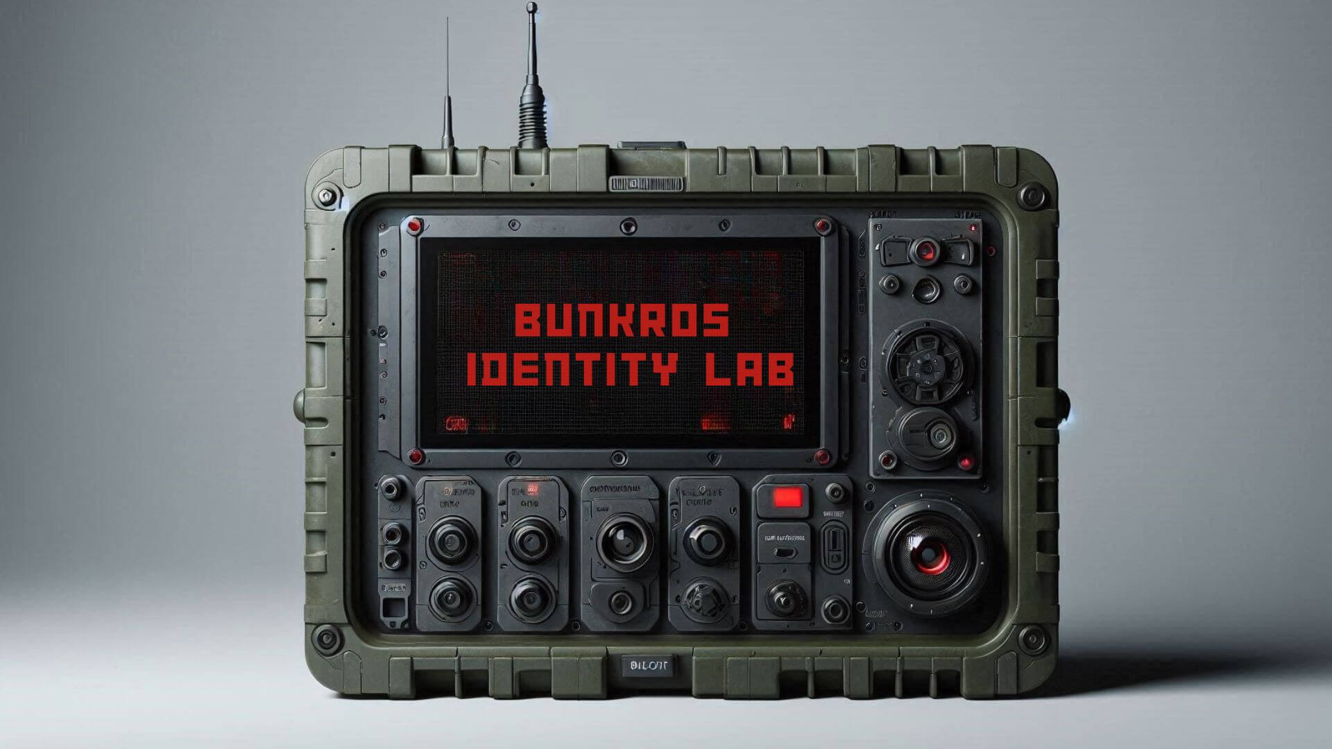 Vibrant identity lab counter collage